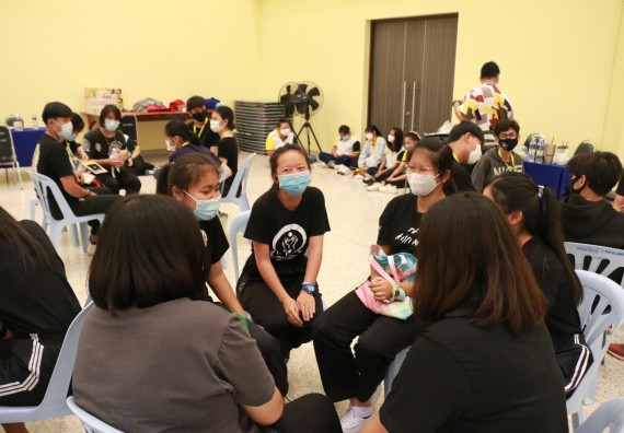 ภาพกิจกรรม สโมสรนักศึกษาคณะวิทยาศาสตร์และเทคโนโลยี จัดอบรมเชิงปฏิบัติการเรื่อง สั่งจิต ชีวิตเปลี่ยน (NLP) กิจกรรมพัฒนาความรู้ให้กับนักศึกษาและศิษย์เก่า