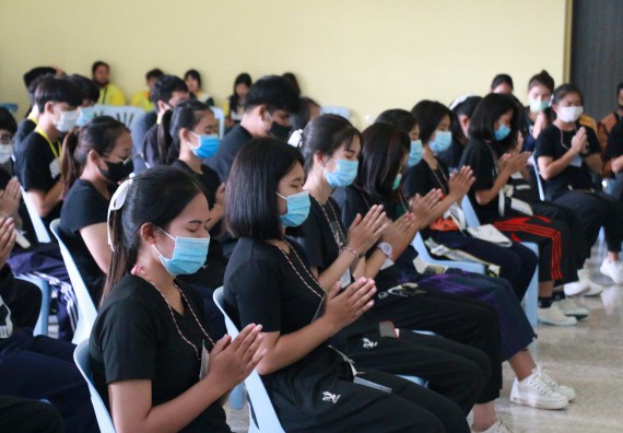 ภาพกิจกรรม สโมสรนักศึกษาคณะวิทยาศาสตร์และเทคโนโลยี จัดอบรมเชิงปฏิบัติการเรื่อง สั่งจิต ชีวิตเปลี่ยน (NLP) กิจกรรมพัฒนาความรู้ให้กับนักศึกษาและศิษย์เก่า