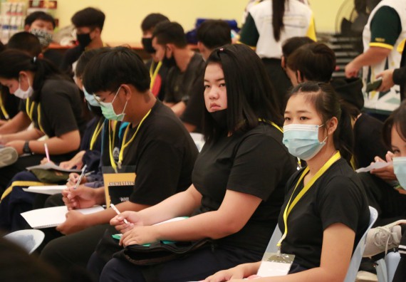 ภาพกิจกรรม สโมสรนักศึกษาคณะวิทยาศาสตร์และเทคโนโลยี จัดอบรมเชิงปฏิบัติการเรื่อง สั่งจิต ชีวิตเปลี่ยน (NLP) กิจกรรมพัฒนาความรู้ให้กับนักศึกษาและศิษย์เก่า