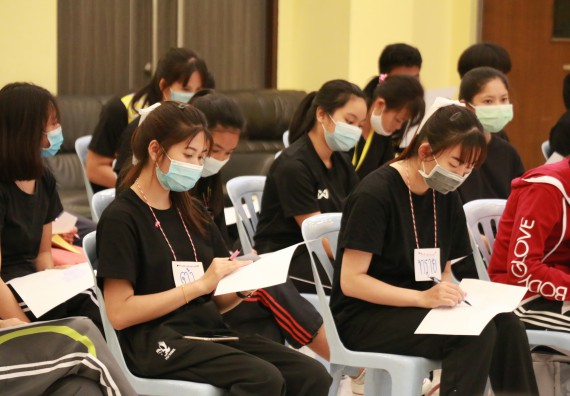 ภาพกิจกรรม สโมสรนักศึกษาคณะวิทยาศาสตร์และเทคโนโลยี จัดอบรมเชิงปฏิบัติการเรื่อง สั่งจิต ชีวิตเปลี่ยน (NLP) กิจกรรมพัฒนาความรู้ให้กับนักศึกษาและศิษย์เก่า