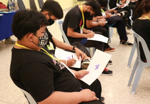 ภาพกิจกรรม สโมสรนักศึกษาคณะวิทยาศาสตร์และเทคโนโลยี จัดอบรมเชิงปฏิบัติการเรื่อง สั่งจิต ชีวิตเปลี่ยน (NLP) กิจกรรมพัฒนาความรู้ให้กับนักศึกษาและศิษย์เก่า