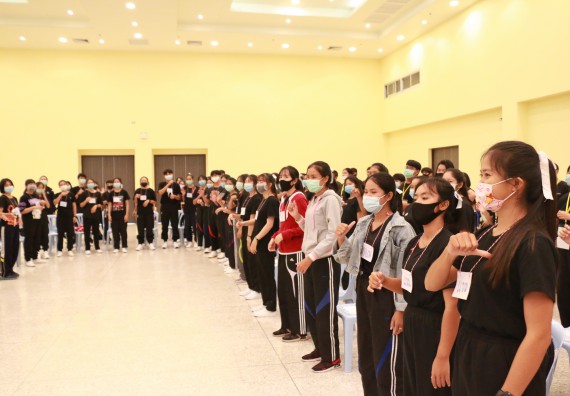 ภาพกิจกรรม สโมสรนักศึกษาคณะวิทยาศาสตร์และเทคโนโลยี จัดอบรมเชิงปฏิบัติการเรื่อง สั่งจิต ชีวิตเปลี่ยน (NLP) กิจกรรมพัฒนาความรู้ให้กับนักศึกษาและศิษย์เก่า