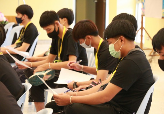 ภาพกิจกรรม สโมสรนักศึกษาคณะวิทยาศาสตร์และเทคโนโลยี จัดอบรมเชิงปฏิบัติการเรื่อง สั่งจิต ชีวิตเปลี่ยน (NLP) กิจกรรมพัฒนาความรู้ให้กับนักศึกษาและศิษย์เก่า