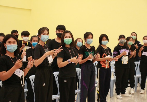 ภาพกิจกรรม สโมสรนักศึกษาคณะวิทยาศาสตร์และเทคโนโลยี จัดอบรมเชิงปฏิบัติการเรื่อง สั่งจิต ชีวิตเปลี่ยน (NLP) กิจกรรมพัฒนาความรู้ให้กับนักศึกษาและศิษย์เก่า