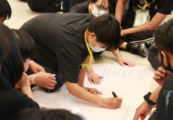 ภาพกิจกรรม สโมสรนักศึกษาคณะวิทยาศาสตร์และเทคโนโลยี จัดอบรมเชิงปฏิบัติการเรื่อง สั่งจิต ชีวิตเปลี่ยน (NLP) กิจกรรมพัฒนาความรู้ให้กับนักศึกษาและศิษย์เก่า