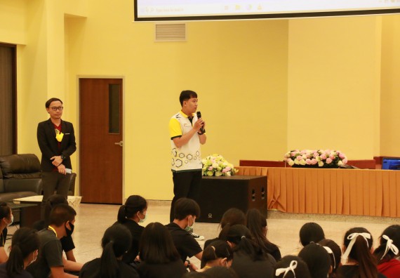 ภาพกิจกรรม สโมสรนักศึกษาคณะวิทยาศาสตร์และเทคโนโลยี จัดอบรมเชิงปฏิบัติการเรื่อง สั่งจิต ชีวิตเปลี่ยน (NLP) กิจกรรมพัฒนาความรู้ให้กับนักศึกษาและศิษย์เก่า