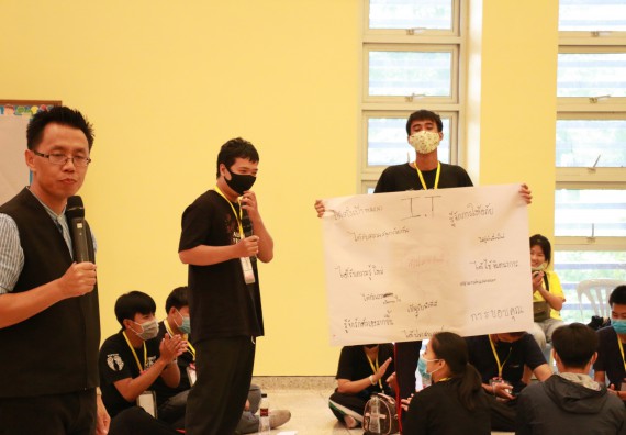 ภาพกิจกรรม สโมสรนักศึกษาคณะวิทยาศาสตร์และเทคโนโลยี จัดอบรมเชิงปฏิบัติการเรื่อง สั่งจิต ชีวิตเปลี่ยน (NLP) กิจกรรมพัฒนาความรู้ให้กับนักศึกษาและศิษย์เก่า