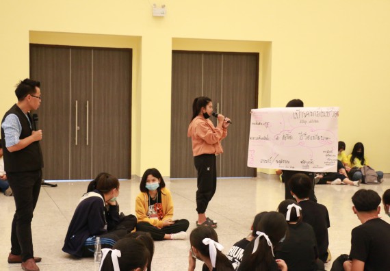 ภาพกิจกรรม สโมสรนักศึกษาคณะวิทยาศาสตร์และเทคโนโลยี จัดอบรมเชิงปฏิบัติการเรื่อง สั่งจิต ชีวิตเปลี่ยน (NLP) กิจกรรมพัฒนาความรู้ให้กับนักศึกษาและศิษย์เก่า