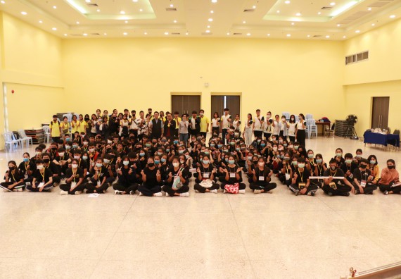 ภาพกิจกรรม สโมสรนักศึกษาคณะวิทยาศาสตร์และเทคโนโลยี จัดอบรมเชิงปฏิบัติการเรื่อง สั่งจิต ชีวิตเปลี่ยน (NLP) กิจกรรมพัฒนาความรู้ให้กับนักศึกษาและศิษย์เก่า