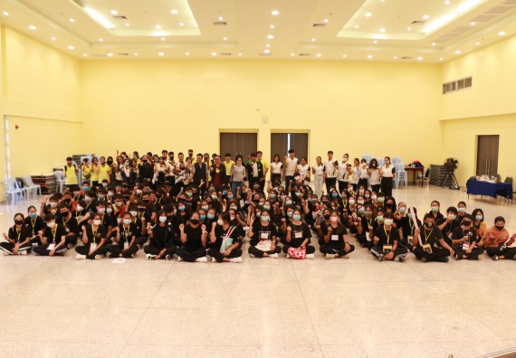 ภาพกิจกรรม สโมสรนักศึกษาคณะวิทยาศาสตร์และเทคโนโลยี จัดอบรมเชิงปฏิบัติการเรื่อง สั่งจิต ชีวิตเปลี่ยน (NLP) กิจกรรมพัฒนาความรู้ให้กับนักศึกษาและศิษย์เก่า