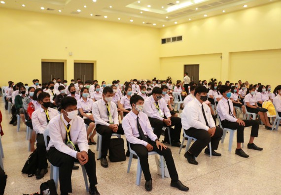 ภาพกิจกรรม สโมสรนักศึกษาคณะวิทยาศาสตร์และเทคโนโลยี จัดกิจกรรมรักแรกผูกจิตนักศึกษาวิทยาศาสตร์และเทคโนโลยี