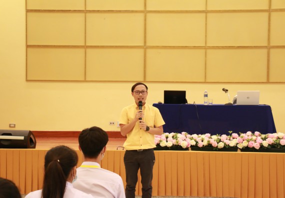 ภาพกิจกรรม สโมสรนักศึกษาคณะวิทยาศาสตร์และเทคโนโลยี จัดกิจกรรมรักแรกผูกจิตนักศึกษาวิทยาศาสตร์และเทคโนโลยี