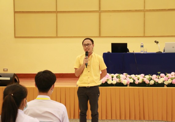 ภาพกิจกรรม สโมสรนักศึกษาคณะวิทยาศาสตร์และเทคโนโลยี จัดกิจกรรมรักแรกผูกจิตนักศึกษาวิทยาศาสตร์และเทคโนโลยี