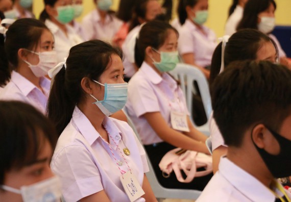 ภาพกิจกรรม สโมสรนักศึกษาคณะวิทยาศาสตร์และเทคโนโลยี จัดกิจกรรมรักแรกผูกจิตนักศึกษาวิทยาศาสตร์และเทคโนโลยี