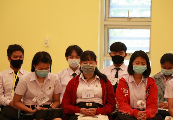 ภาพกิจกรรม สโมสรนักศึกษาคณะวิทยาศาสตร์และเทคโนโลยี จัดกิจกรรมรักแรกผูกจิตนักศึกษาวิทยาศาสตร์และเทคโนโลยี