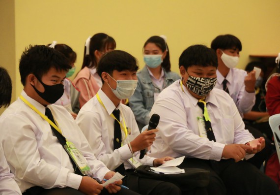 ภาพกิจกรรม สโมสรนักศึกษาคณะวิทยาศาสตร์และเทคโนโลยี จัดกิจกรรมรักแรกผูกจิตนักศึกษาวิทยาศาสตร์และเทคโนโลยี