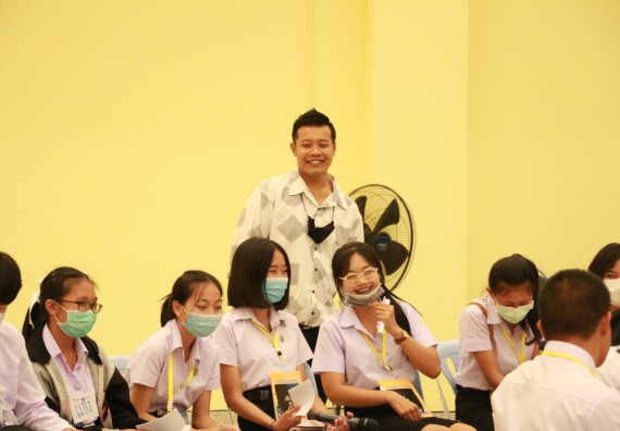 ภาพกิจกรรม สโมสรนักศึกษาคณะวิทยาศาสตร์และเทคโนโลยี จัดกิจกรรมรักแรกผูกจิตนักศึกษาวิทยาศาสตร์และเทคโนโลยี