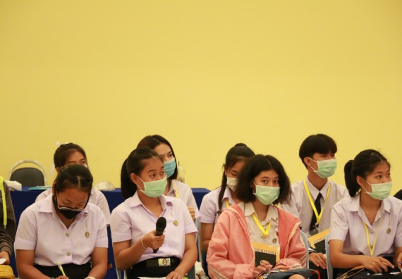 ภาพกิจกรรม สโมสรนักศึกษาคณะวิทยาศาสตร์และเทคโนโลยี จัดกิจกรรมรักแรกผูกจิตนักศึกษาวิทยาศาสตร์และเทคโนโลยี