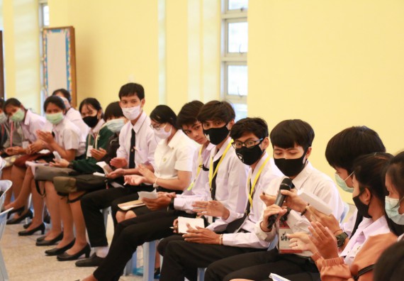 ภาพกิจกรรม สโมสรนักศึกษาคณะวิทยาศาสตร์และเทคโนโลยี จัดกิจกรรมรักแรกผูกจิตนักศึกษาวิทยาศาสตร์และเทคโนโลยี