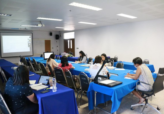 ภาพกิจกรรม หลักสูตรสาธารณสุขศาสตร์ โปรแกรมวิชาสาธารณสุขศาสตร์ จัดกิจกรรมตรวจประเมินคุณภาพภายในตามเกณฑ์ AUN-QA ของหลักสูตวิทยาศาสตรบัณฑิต สาขาสาธารณสุขศาสตร์ 