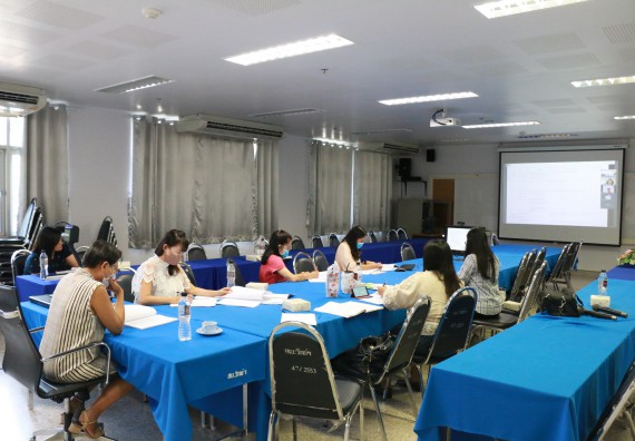 ภาพกิจกรรม หลักสูตรสาธารณสุขศาสตร์ โปรแกรมวิชาสาธารณสุขศาสตร์ จัดกิจกรรมตรวจประเมินคุณภาพภายในตามเกณฑ์ AUN-QA ของหลักสูตวิทยาศาสตรบัณฑิต สาขาสาธารณสุขศาสตร์ 