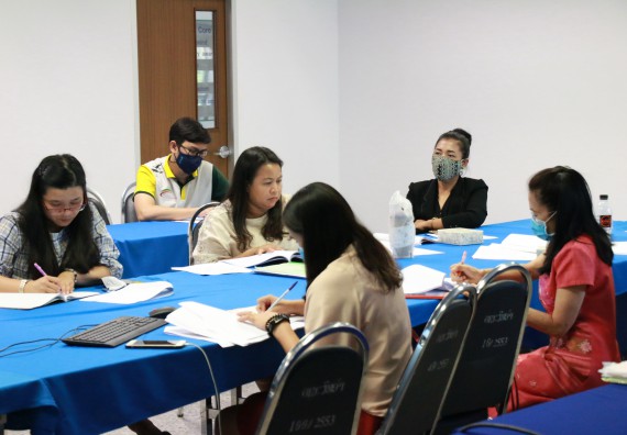 ภาพกิจกรรม หลักสูตรสาธารณสุขศาสตร์ โปรแกรมวิชาสาธารณสุขศาสตร์ จัดกิจกรรมตรวจประเมินคุณภาพภายในตามเกณฑ์ AUN-QA ของหลักสูตวิทยาศาสตรบัณฑิต สาขาสาธารณสุขศาสตร์ 