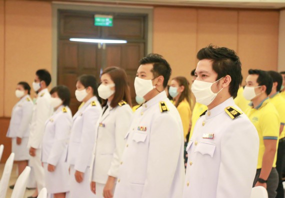 ภาพกิจกรรม พิธีถวายพระพรชัยมงคลและพิธีถวายสัตย์ปฏิญาณ เพื่อเป็นข้าราชการที่ดีและพลังของแผ่นดิน ประจำปี 2563 เนื่องในโอกาสวันเฉลิมพระชนมพรรษา พระบาทสมเด็จพระปรเมนทรรามาธิบดีศรีสินทรมหาวชิราลงกรณ พระวชิรเกล้าเจ้าอยู่หัว