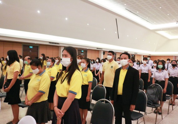 ภาพกิจกรรม พิธีถวายพระพรชัยมงคลและพิธีถวายสัตย์ปฏิญาณ เพื่อเป็นข้าราชการที่ดีและพลังของแผ่นดิน ประจำปี 2563 เนื่องในโอกาสวันเฉลิมพระชนมพรรษา พระบาทสมเด็จพระปรเมนทรรามาธิบดีศรีสินทรมหาวชิราลงกรณ พระวชิรเกล้าเจ้าอยู่หัว