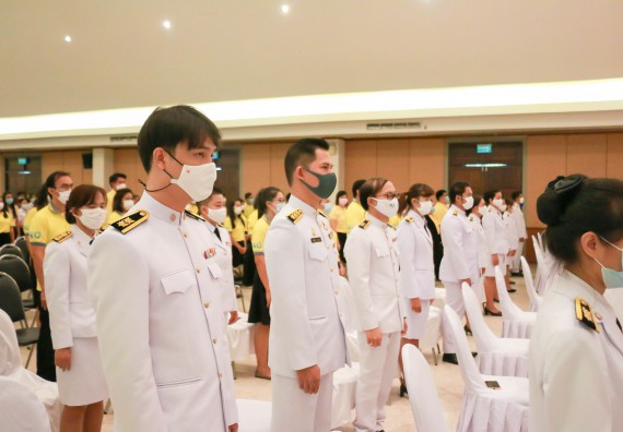 ภาพกิจกรรม พิธีถวายพระพรชัยมงคลและพิธีถวายสัตย์ปฏิญาณ เพื่อเป็นข้าราชการที่ดีและพลังของแผ่นดิน ประจำปี 2563 เนื่องในโอกาสวันเฉลิมพระชนมพรรษา พระบาทสมเด็จพระปรเมนทรรามาธิบดีศรีสินทรมหาวชิราลงกรณ พระวชิรเกล้าเจ้าอยู่หัว