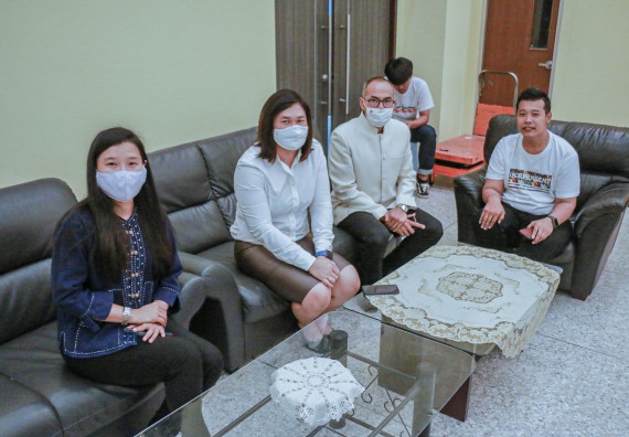 ภาพกิจกรรม สโมสรนักศึกษาคณะวิทยาศาสตร์และเทคโนโลยี จัดกิจกรรมบายศรีสู่ขวัญคณะวิทยาศาสตร์และเทคโนโลยี