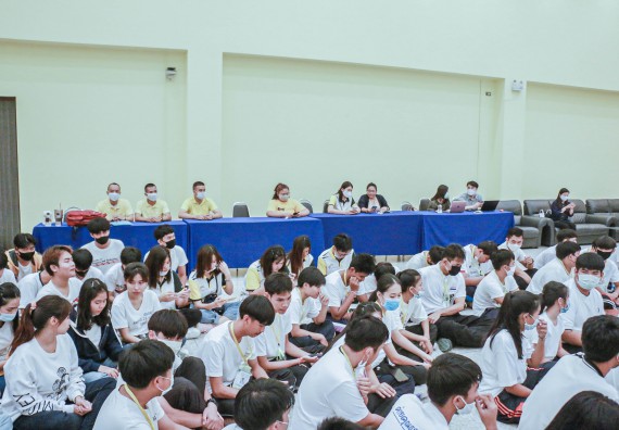 ภาพกิจกรรม สโมสรนักศึกษาคณะวิทยาศาสตร์และเทคโนโลยี จัดกิจกรรมบายศรีสู่ขวัญคณะวิทยาศาสตร์และเทคโนโลยี