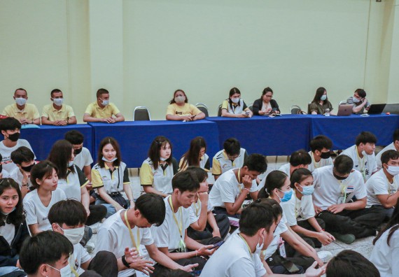 ภาพกิจกรรม สโมสรนักศึกษาคณะวิทยาศาสตร์และเทคโนโลยี จัดกิจกรรมบายศรีสู่ขวัญคณะวิทยาศาสตร์และเทคโนโลยี