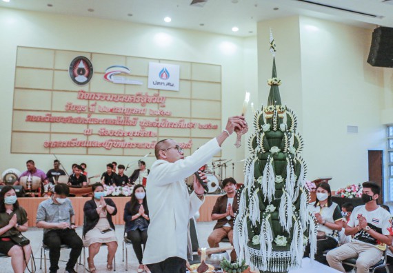 ภาพกิจกรรม สโมสรนักศึกษาคณะวิทยาศาสตร์และเทคโนโลยี จัดกิจกรรมบายศรีสู่ขวัญคณะวิทยาศาสตร์และเทคโนโลยี