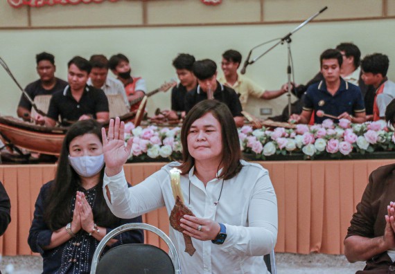 ภาพกิจกรรม สโมสรนักศึกษาคณะวิทยาศาสตร์และเทคโนโลยี จัดกิจกรรมบายศรีสู่ขวัญคณะวิทยาศาสตร์และเทคโนโลยี