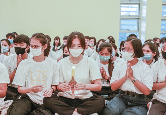ภาพกิจกรรม สโมสรนักศึกษาคณะวิทยาศาสตร์และเทคโนโลยี จัดกิจกรรมบายศรีสู่ขวัญคณะวิทยาศาสตร์และเทคโนโลยี