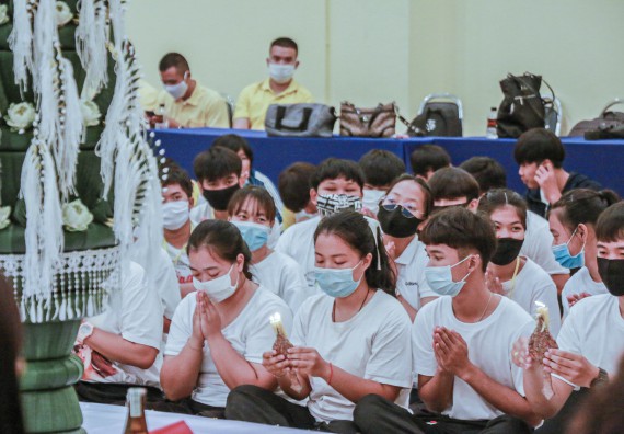 ภาพกิจกรรม สโมสรนักศึกษาคณะวิทยาศาสตร์และเทคโนโลยี จัดกิจกรรมบายศรีสู่ขวัญคณะวิทยาศาสตร์และเทคโนโลยี