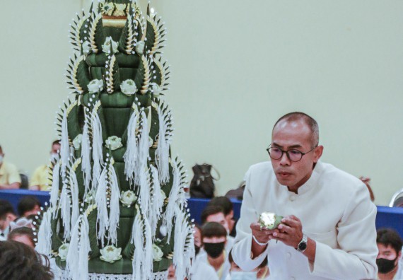 ภาพกิจกรรม สโมสรนักศึกษาคณะวิทยาศาสตร์และเทคโนโลยี จัดกิจกรรมบายศรีสู่ขวัญคณะวิทยาศาสตร์และเทคโนโลยี