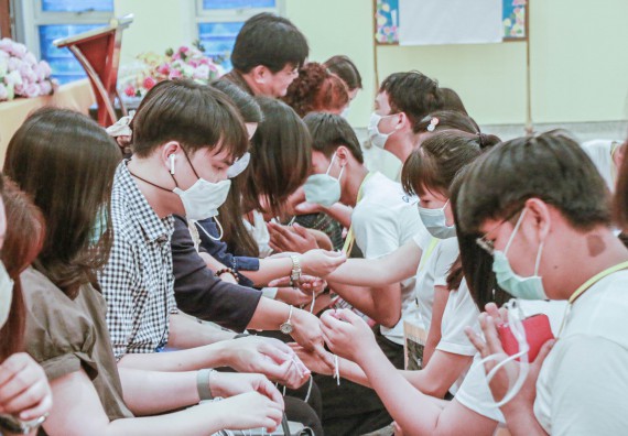 ภาพกิจกรรม สโมสรนักศึกษาคณะวิทยาศาสตร์และเทคโนโลยี จัดกิจกรรมบายศรีสู่ขวัญคณะวิทยาศาสตร์และเทคโนโลยี