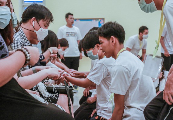 ภาพกิจกรรม สโมสรนักศึกษาคณะวิทยาศาสตร์และเทคโนโลยี จัดกิจกรรมบายศรีสู่ขวัญคณะวิทยาศาสตร์และเทคโนโลยี