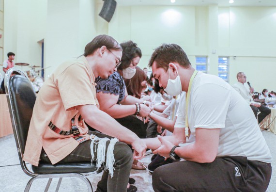 ภาพกิจกรรม สโมสรนักศึกษาคณะวิทยาศาสตร์และเทคโนโลยี จัดกิจกรรมบายศรีสู่ขวัญคณะวิทยาศาสตร์และเทคโนโลยี