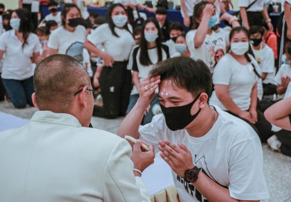 ภาพกิจกรรม สโมสรนักศึกษาคณะวิทยาศาสตร์และเทคโนโลยี จัดกิจกรรมบายศรีสู่ขวัญคณะวิทยาศาสตร์และเทคโนโลยี