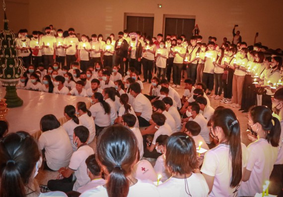 ภาพกิจกรรม สโมสรนักศึกษาคณะวิทยาศาสตร์และเทคโนโลยี จัดกิจกรรมบายศรีสู่ขวัญคณะวิทยาศาสตร์และเทคโนโลยี