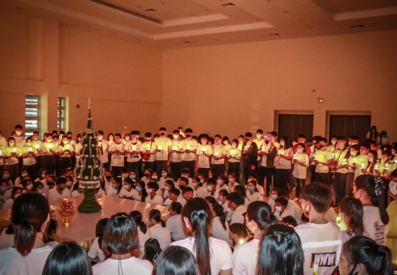 ภาพกิจกรรม สโมสรนักศึกษาคณะวิทยาศาสตร์และเทคโนโลยี จัดกิจกรรมบายศรีสู่ขวัญคณะวิทยาศาสตร์และเทคโนโลยี