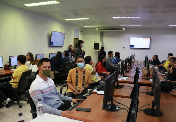 ภาพกิจกรรม คณะวิทยาศาสตร์และเทคโนโลยี เข้าร่วม อบรมระบบสำนักงานอัตโนมัติ (e-office) และระบบการลาและไปราชการ (e-personal)