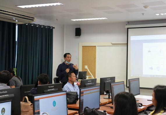 ภาพกิจกรรม คณะวิทยาศาสตร์และเทคโนโลยี เข้าร่วม อบรมระบบสำนักงานอัตโนมัติ (e-office) และระบบการลาและไปราชการ (e-personal)