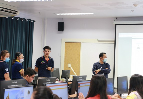 ภาพกิจกรรม คณะวิทยาศาสตร์และเทคโนโลยี เข้าร่วม อบรมระบบสำนักงานอัตโนมัติ (e-office) และระบบการลาและไปราชการ (e-personal)