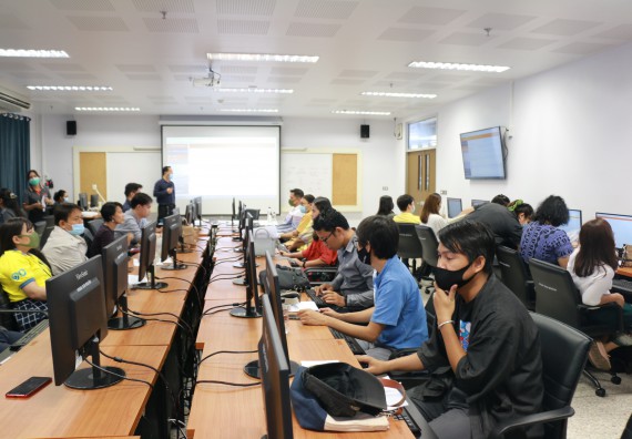 ภาพกิจกรรม คณะวิทยาศาสตร์และเทคโนโลยี เข้าร่วม อบรมระบบสำนักงานอัตโนมัติ (e-office) และระบบการลาและไปราชการ (e-personal)