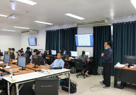 ภาพกิจกรรม คณะวิทยาศาสตร์และเทคโนโลยี เข้าร่วม อบรมระบบสำนักงานอัตโนมัติ (e-office) และระบบการลาและไปราชการ (e-personal)