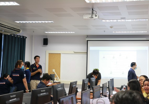 ภาพกิจกรรม คณะวิทยาศาสตร์และเทคโนโลยี เข้าร่วม อบรมระบบสำนักงานอัตโนมัติ (e-office) และระบบการลาและไปราชการ (e-personal)