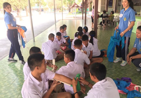 ภาพกิจกรรม โปรแกรมวิชาสาธารณสุขศาสตร์ จัดกิจกรรมบริการวิชาการด้านสุขภาพ